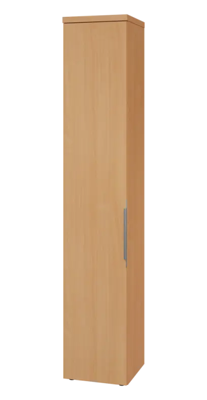 SIN 6 - 4D kancelářská skříň, 1-dveřová, levá, 2170x400x400, buk royal